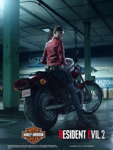 Harley Davidson Claire Poster