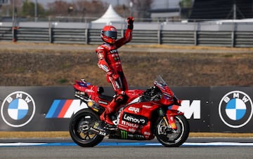 Marc Mrquez celebra la victoria. 