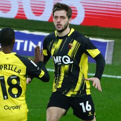 Yaser Asprilla asiste en derrota de Watford ante Bristol City