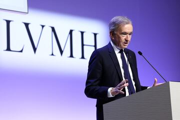 Bernard Arnault, Chairman and CEO of LVMH Moet Hennessy Louis Vuitton.