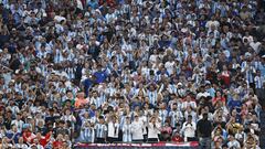 Argentina y Brasil dominan en las tribunas de la Copa América