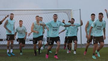 Último entrenamiento de Argentina con la fe intacta