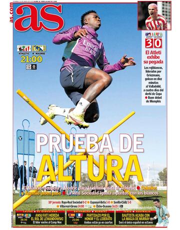 Las portadas de AS de enero