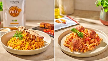 Ponte en forma con la pasta y el arroz de Foodspring, que se prepara en cinco minutos