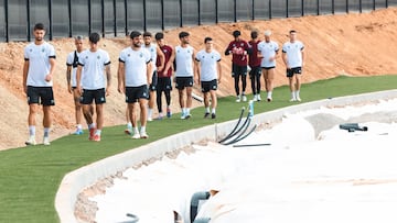 Entrenamiento del Castellón.