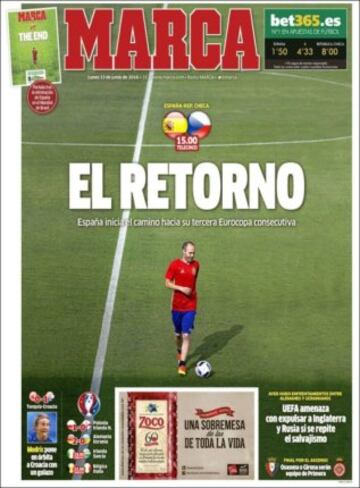 Portadas de la prensa mundial