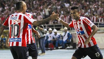 Partido de liga entre Junior y Medellín