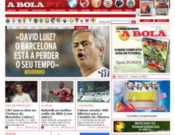 Portadas de la prensa extranjera