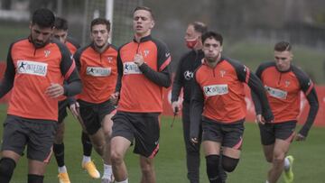 Gallego empieza a preparar con ausencias el duelo ante el Espanyol