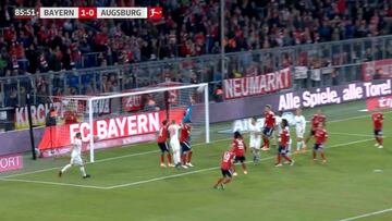 Las manos de Neuer en este córner condenaron al Bayern en el 87'