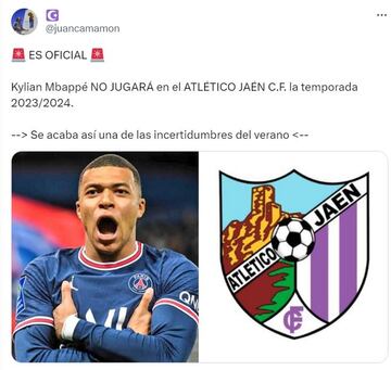 El cachondeo en Twitter con “Kylian Mbappé NO JUGARÁ”