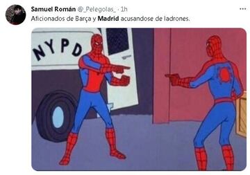 El Madrid, Barça... protagonistas de los memes de la jornada