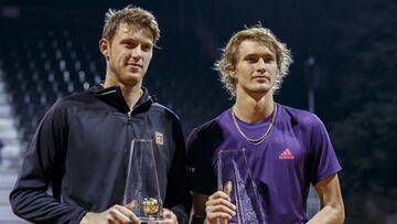 Así está el historial entre Jarry y Zverev: favorito y quién tiene más victorias en el circuito ATP