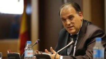 Javier Tebas, presidente de la LFP.