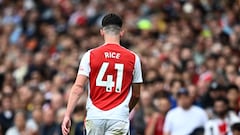 Why isn’t Declan Rice playing for Arsenal against Tottenham in the Premier League?