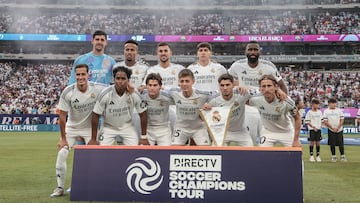 El once del Real Madrid.