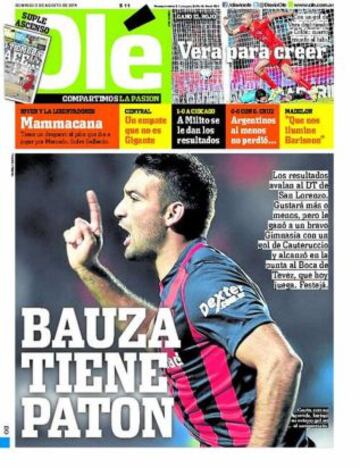 Portadas de la prensa deportiva