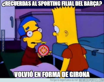 Los mejores memes del partido entre el Girona y el Barcelona