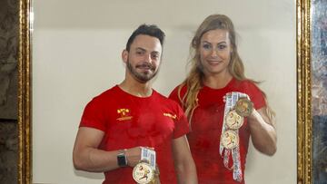 Lydia Valentín y Josué Brachi.