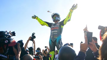 MotoGP: Ronaldo provides send-off for Valentino Rossi