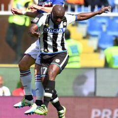 Udinese: Armero se ausentó del entreno por un problema físico