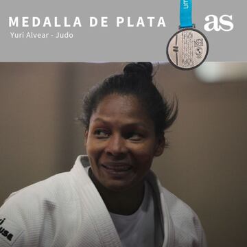 Yuri Alvear se quedó con la medalla de plata tras perder en la final con Elvismar Rodríguez. 