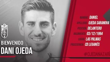 Dani Ojeda ha fichado por el Granda.
