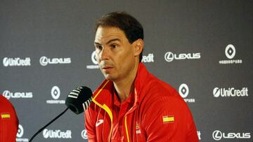 18/11/24 TENIS COPA DAVIS MALAGA 2024
SELECCION ESPAÑOLA ESPAÑA RUEDA DE PRENSA
RAFA NADAL