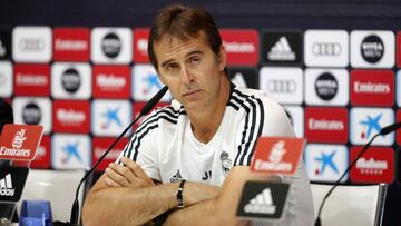 Julen Lopetegui, entrenador del Real Madrid.