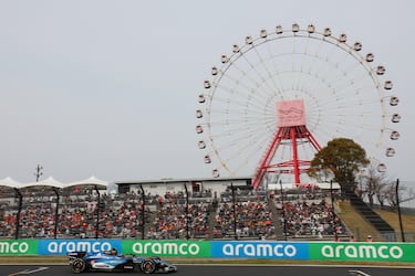 Carlos Sainz durante el Gran Premio de Japón de la Fórmula 1.