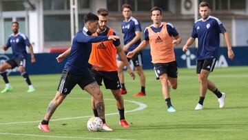 Chimy &Aacute;vila durante un entrenamiento