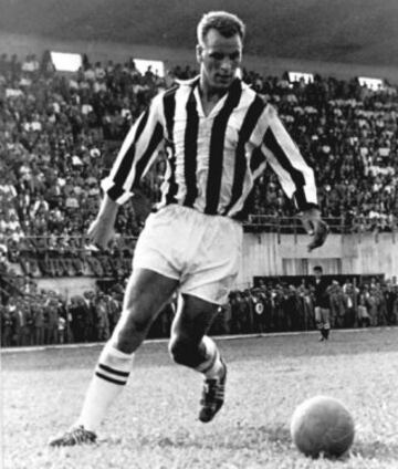 John Charles triunf¨® en la Juventus entre 1957 y 1962.