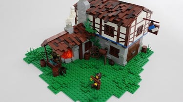 Edificios de Age of Empires II recreados en LEGO