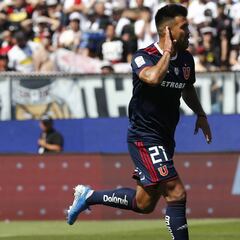 Formación de la U. de Chile en la final de la Copa Chile ante Colo Colo