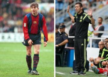 Uno de los pocos que pueden presumir de haber jugado en Barça y Real Madrid, fue un secundario de lujo entre los Galácticos. Después se curtió en Francia, en el Zaragoza y en Estados Unidos. Colgó las botas en 2009. Ha dirigido categorías inferiores de la selección española y fue segundo de Lopetegui en su paso por el primer equipo del Real Madrid, además de entrenar al Valencia.