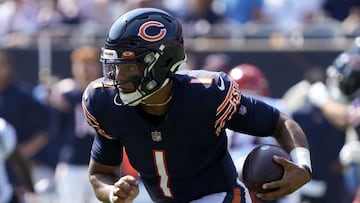 Justin Fields will be the Chicago Bears starting quarterback for Sunday&#039;s matchup against the Cleveland Browns. Andy Dalton is out on a week-to-week basis.