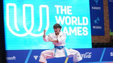 Sandra Sánchez, durante su actuación en los Juegos Mundiales de Birmingham (EE UU).