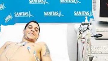 <b>EXHAUSTIVO. </b>Cicinho completó con éxito el reconocimiento médico que se le realizó ayer en la Clínica la Zarzuela.