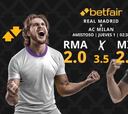 Real Madrid CF vs. AC Milan: horario, dónde ver, pronósticos y estadísticas