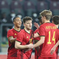 Los suplentes de Bélgica cumplen ante Burkina Faso