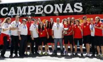 La celebración de las Campeonas de Europa