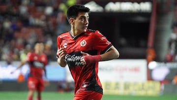 Gilberto Mora of Tijuana during the quarter-final first match between Tijuana and Tigres UANL as part of the Liga BBVA MX, Torneo Apertura 2025 at Caliente Stadium, on November 26, 2025 in Tijuana, Baja California,, Mexico.
