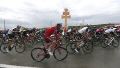Roche recorta 29" a Froome el d¨ªa de la segunda victoria de Trentin