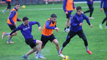 Entrenamiento de esta mañana en Tajonar.