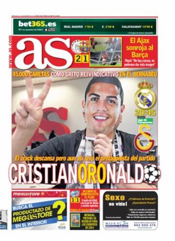 Las portadas de AS de noviembre