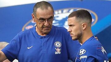 Sarri: "Solo quiero a Hazard en el Chelsea si ¨¦l quiere quedarse"