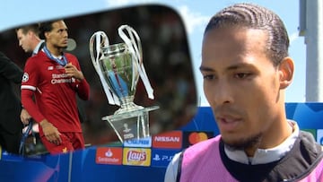 Van Dijk no pudo dormir tras perder ante el Madrid y cuenta lo que le ayudó a olvidarlo