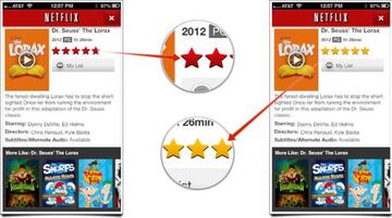 Adios al sistema de calificaci&oacute;n con estrellas de Netflix