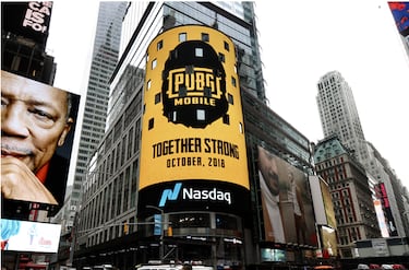 PUBG Mobile nos sorprende en Times Square