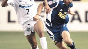 El nuevo astro brasileño consiguió dos goles decisivos ante la Universidad de Chile.